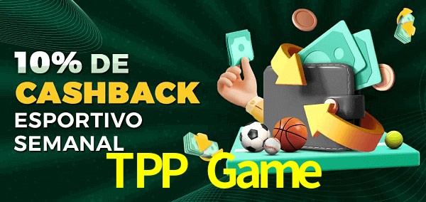 10% de bônus de cashback na TPP Game